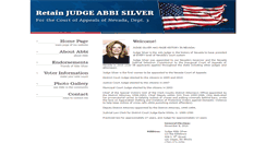 Desktop Screenshot of abbisilverforjudge.com